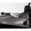 2881749 (1) Close-up of a modern, sleek vehicle windshield and interior dashboard.