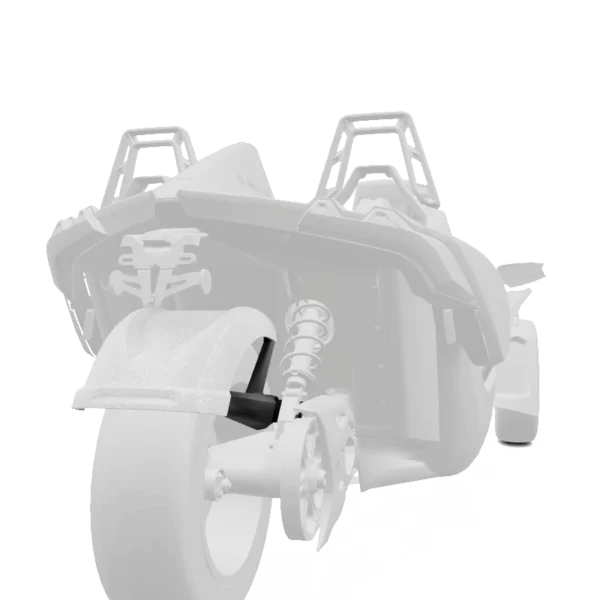 Model of a three-wheeled vehicle