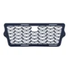2884148-809_1 Black honeycomb car grille with a sleek design.