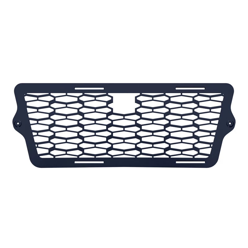2884148-809_1 Black honeycomb car grille with a sleek design.