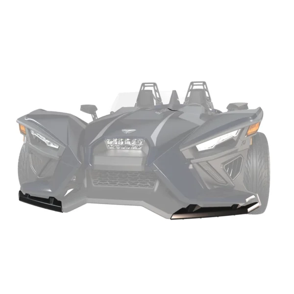 The front of a black Slingshot model