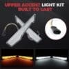 IMG_4089 Upper accent light kit with amber and white LED options for vehicles.