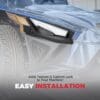 IMG_4094 Close-up of a custom car part with easy installation text.