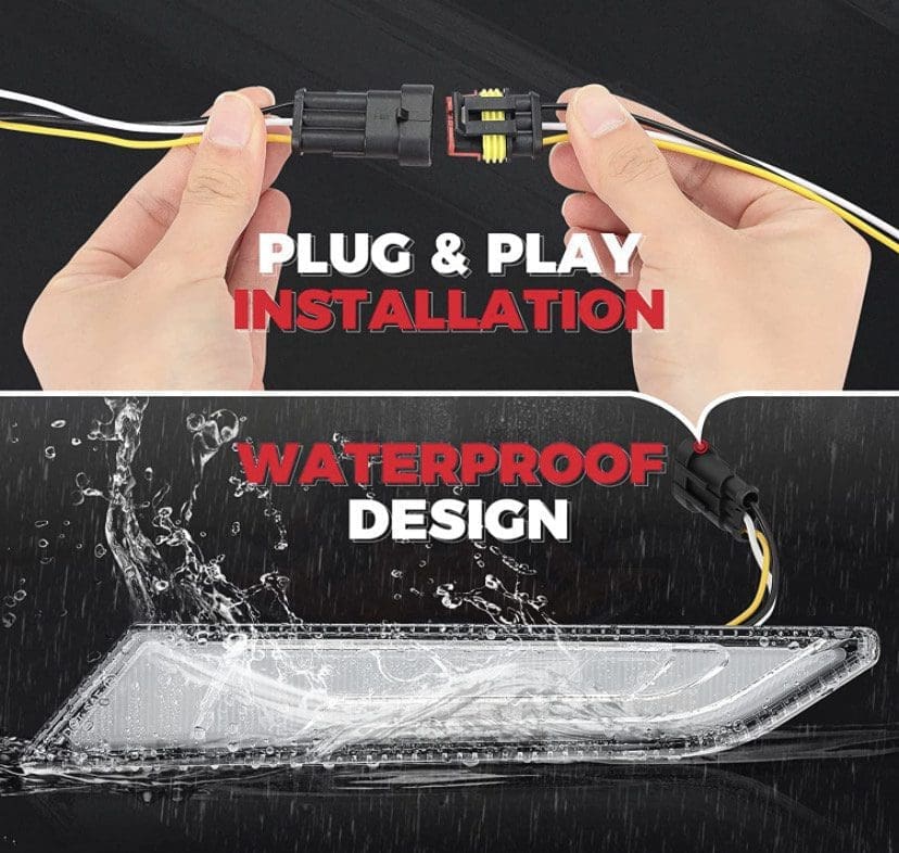 IMG_4137 Hands showing plug & play installation with waterproof design demonstration.