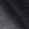 IMG_4531 Close-up of textured black mesh fabric with diamond pattern.
