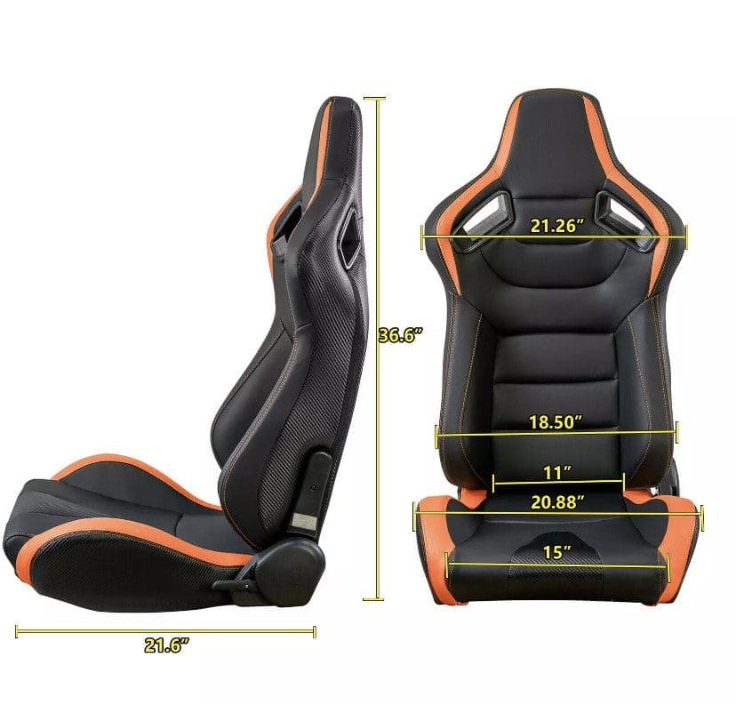 Ergonomic gaming chair with adjustable height and lumbar support.