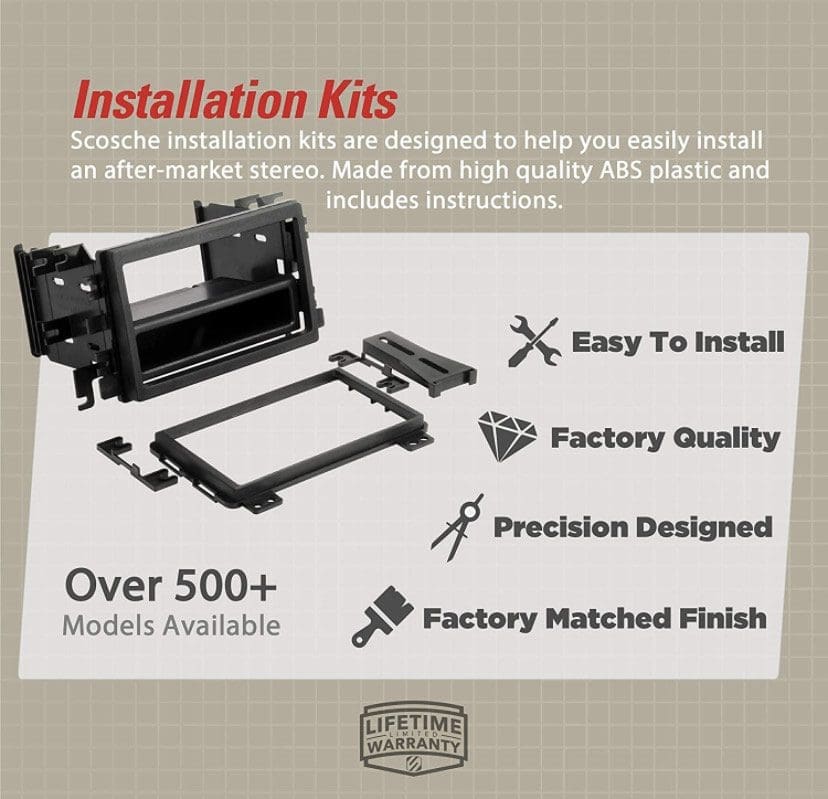 IMG_7406 Installation kits for various models, easy to install and precision designed.