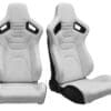 IMG_7891 Sport Seats In White Color Leather fit