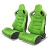 IMG_7904 Sport Racing Seat Green PU Leather