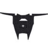 BCenterColsole Black bat-shaped emblem with a textured pattern.