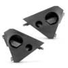 SLG-FKP6-2000x2000_700x Pair of black car speaker adapter panels with mounting holes.