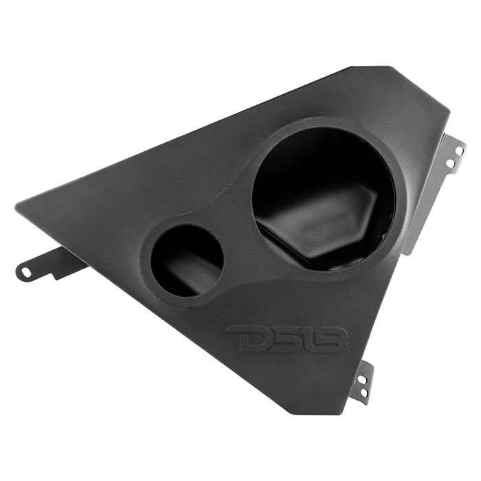 SLG-FKP6-FRONT-DRIVER_700x Black triangular plastic cover with two circular holes.