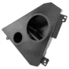 SLG-FKP6-LEFT-DRIVER-Copy_700x Black plastic automotive air intake duct with mounting brackets.