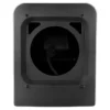 SLG-RSUB10-FRONT-EMPTY_700x Black rectangular device with a circular opening and internal fan.