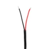 SLG-UDSD6-CONNECTOR_700x A black cable with two exposed wires, one red and one black.