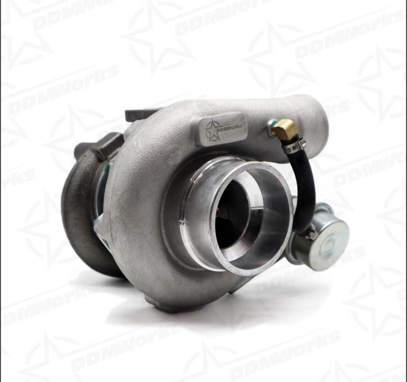 IMG-1696 A metallic turbocharger for automotive engines.