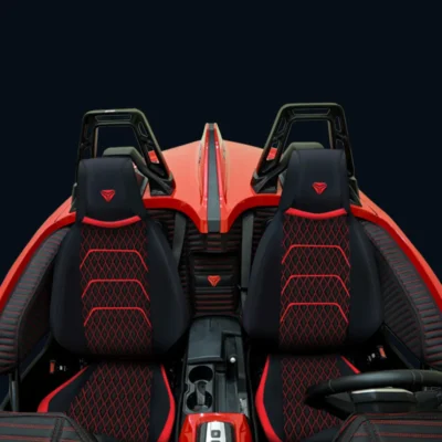 Slingshot F1-Supreme Series Premium Leather Diamond Pattern Seat Covers