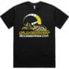 IMG_0957 Black t-shirt with yellow and white SubScout Accessories logo.