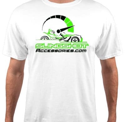 preview (6) White t-shirt with a green and black racing-themed graphic design.