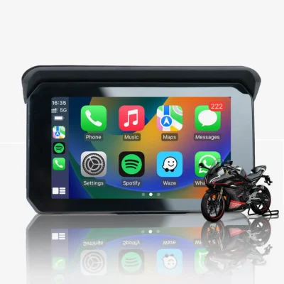 OTTOCAST CARPLAY LITE C5 MOTORCYCLE GPS WIRELESS CARPLAY/ANDROID AUTO WATERPROOF SCREEN