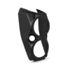 Black plastic protective cover with circular cutouts.
