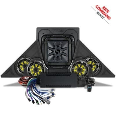 SSV Works 2018-2025 Polaris® Slingshot Phase-6 K-Spec 1400watt 5-Speaker Audio-System for Ride Command