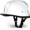 German Half Helmet Chrome side