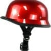 German half Helmet Gloss Red